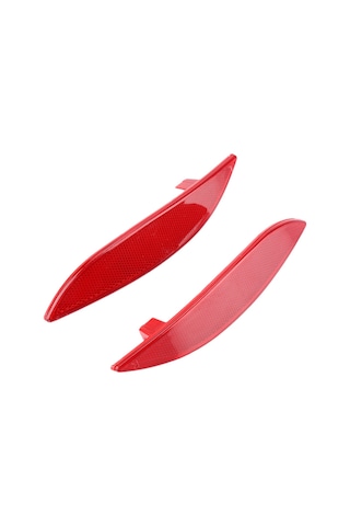 Yaozixa Renault Megane Mk3 2008-2013 Arka Tampon Reflektör Lambası, Kaliteli Abs Malzeme, 3804-3805 Oe Numralı, Kolay Kurulum, Dayanıklı, 1 Çift