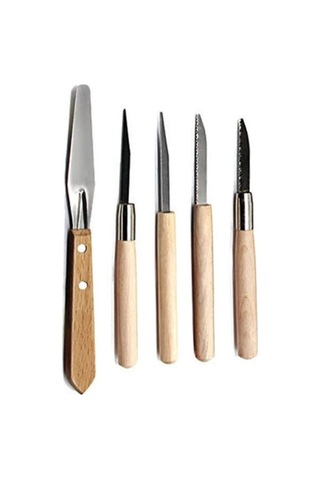 Willowhaven 30 Adet Ahşap Çömlekçilik Kil Araçları Standart, Metal + Küçük + Sünger, Dayanıklı, Kullanışlı, 30 Parçalı Set