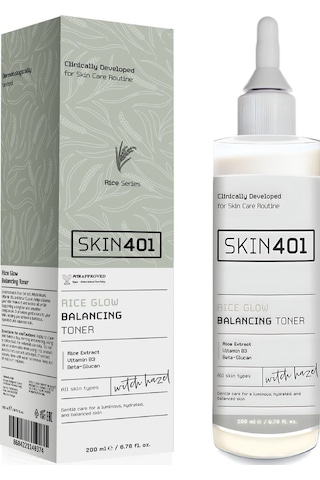 Skin401 Pirinç Özlü Aydınlatıcı Dengeleyici Tonik 200ml