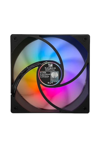 Thermalright Tl-c12b-s V3 Argb 120mm Siyah 3 Lü Kasa Fanı