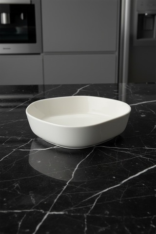 6'lı Vogue Çukur Tabağı 21cm Krem Rinart