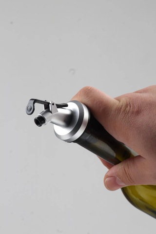 2'li 750 Ml Zeytinyağı Sıvıyağ Şişesi Yağdanlık Yağlık Siyah Etik