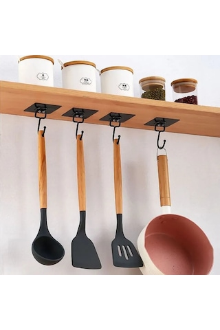 Shineyee 10'lu Su Geçirmez Banyo Askısı - Yapışkanlı, Delme Gerektirmeyen, Kolay Montaj