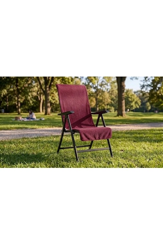 Lexroo %100 Pamuk Sandalye Kılıfı Bordo 60x130 Cm