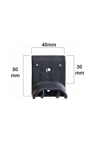 Baza Yatak Kenar Tutucu Denge Takozu Plastik 30mm Kapak Stoperi Aparatı -8 Adet