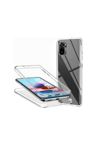 Xiaomi Redmi Note 10 Kılıf Zore Enjoy Kapak Renksiz