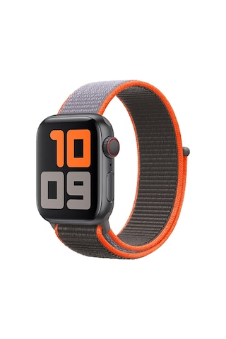 E2M Apple Uyumlu Watch 38-40MM KRD-03 HASIR SPOR GRİ