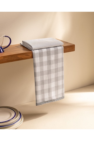 Carree 2'li Kopanakili Kurulama Bezi - Beyaz/gri 8684427202159 Beyaz