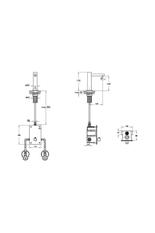 VitrA AA47214 quasee Temassız Lavabo Bataryası