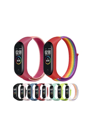 Xiaomi Mi Band 7 Band 6 Ve 5 Uyumlu Kordon Hasır Kordon