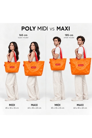 Baghashtag Poly Maxi Turuncu Çanta
