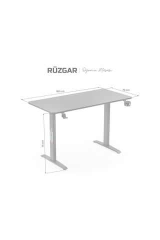 Rüzgar Oyuncu Masası Siyah 160x70 Çok Renkli