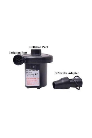 Elektrikli Hava Pompası Şişme Yatak Havuz Vakumlu Poşet Pompası(ARAÇ ÇAKMAKLIK GİRİŞİNDE ÇALIŞIR)888