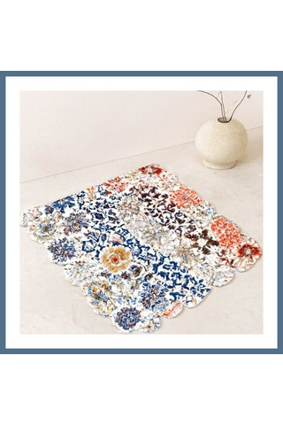 Buradabulabilirsin Dikdörtgen Kaydırmaz Su Emici Banyo Paspası 70x34 Cm Bbz Çok Renkli