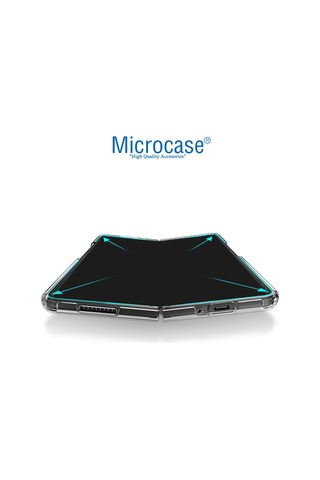 Samsung Uyumlu Galaxy Z Fold4 Sert Kristal Kapak Kilif - Seffaf Al3155 561023173