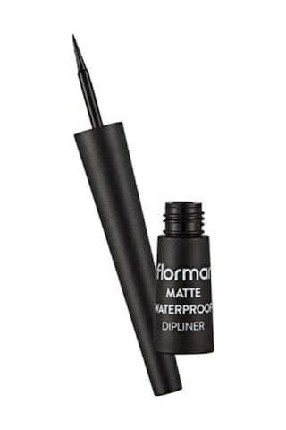 Flormar Matte Waterproof Suya Dayanıklı Mat Dipliner 001 Black
