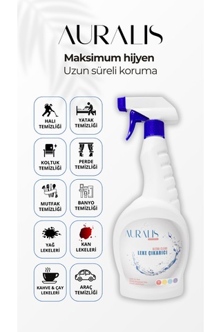 Auralis Ultra Clean Çok Amaçlı Güçlü Leke Çıkarıcı Temizlik Spreyi 750 Ml