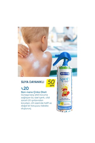 Suya Dayanıklı Güneş Sprey 50 Spf 200 Ml