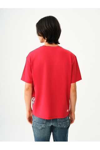 LOFT Loose Fit Erkek Tshirt K.kol Lf2037188 Q1.v1 Kırmızı
