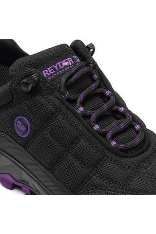 Greyder 00171 Kadın Siyah Mor Su Geçirmez Ayakkabı-13-siyahmor Siyah - Mor