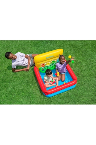 Bestway Sort 'n Play 15 Oyun Topu Ile Top Çukuru Seti Çok Renkli