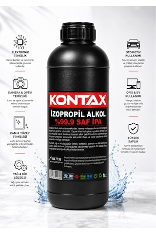 Kontax Saf İpa %99,9 İzopropil Alkol 1lt Tekli