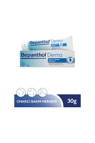 Bepanthol Derma Onarıcı Bakım Merhemi 30 G + Onarıcı Bakım Merhemi 3 x 3.5 G