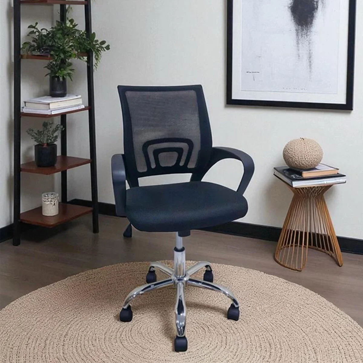 Ergonomik Fileli Ofis Koltuğu Konforlu Döner Çalışma Sandalyesi Lüx Ofis Sandalyesi Tekerlekli Siyah