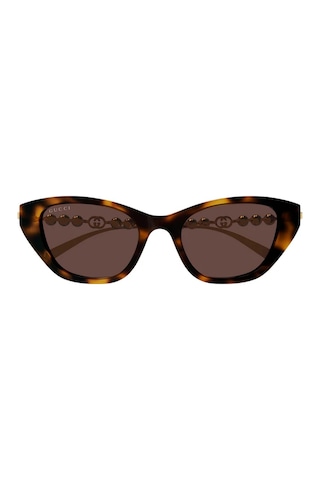 Guccı 1968s 003 50-19 Güneş Gözlüğü Kahverengi