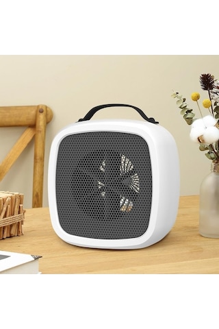 Dm Mini Masaüstü Isıtıcı 2 Dişli Ayarlanabilir 500w Taşınabilir Elektrikli Uzay Isıtıcı Ev Ofis Ab Tak