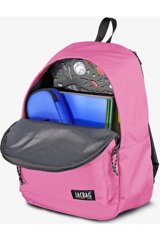 Classic Tek Bölmeli Sırt Çantası Jac-12 Pembe