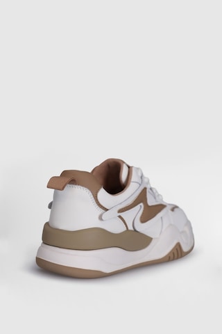 Lufian Maya Kadın Sneaker Ayakkabı Bej Bej 121230010100550 Bej