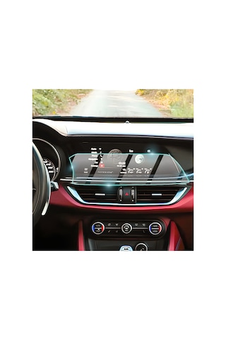 Alfa Romeo 2022-2025 Stelvio 8.8 Inch Navigasyon İçin 9h Nano Ipg Proactive Ekran Koruyucu, Pürüzsüz Cam Bitiş, Ultra Duyarlı Dokunmatik Hassasiyet