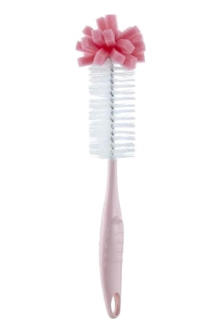 Babyjem Süngerli Biberon Temizleme Fırçası Pembe