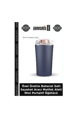 Özel Üretim Baharat Seti Seyahat Aracı Mutfak Aleti Mini Portatif Öğütücü