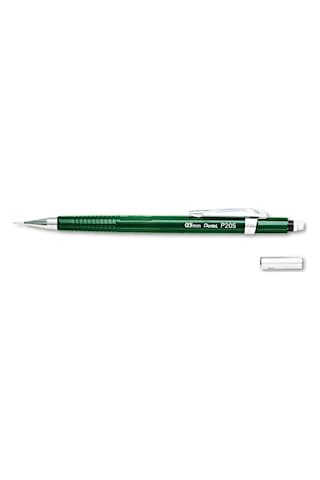 Pentel Teknik Çizim Ve Yazı İçin Mekanik Kurşun Kalem, 0.5 Mm, Yeşil, Orijinal Kutusunda Genel