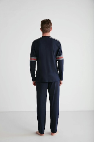 U.S. Polo Assn. U.s. Polo Assn. 18727 Erkek Yuvarlak Yaka Pijama Takımı Lacivert