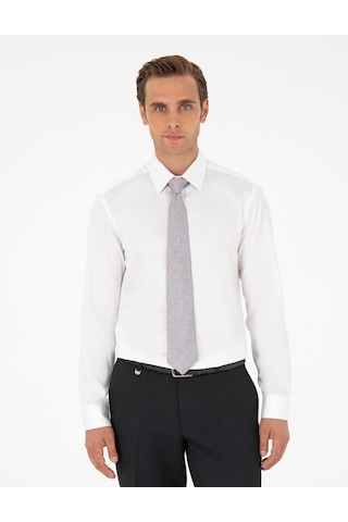 Pierre Cardin Erkek Beyaz Gömlek Basic 50292520-vr013 Beyaz