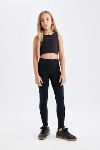 Defacto Kız Çocuk Standart Boy Fitilli Kaşkorse Etiketli Lacivert Tayt D0746A824AUNV86 Lacivert