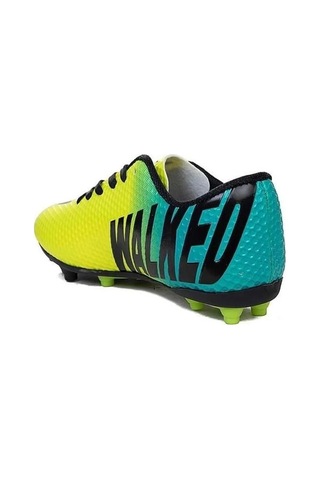 Walked 401-26 Çocuk Çivili Halı Saha Krampon Sarı Turkuaz 31-35