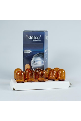 Delco U.s.a T20 Naturel Amber Ampul Wy21w Tek Duy 12 Volt 10 Adet
