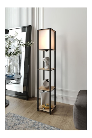 Ravilo Sakura Raflı Lambader Meşe, 1. Sınıf Mdf Ve Pvc Başlık