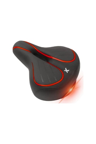 Xrider 1838 Sele Bisiklet Selesi Yeni Sezon Işıklı Sele Siyah
