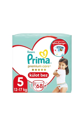 Prima Külot Bez Premium Care 5 Beden 68 Adet