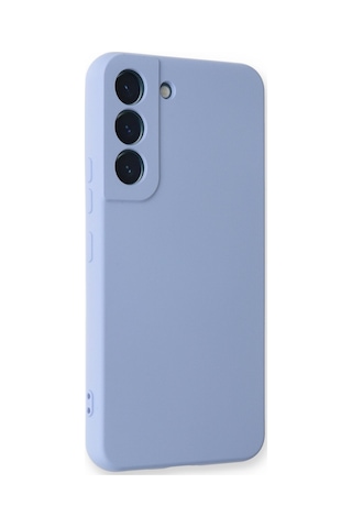 Samsung Uyumlu - Galaxy S23 Kılıf Nano İçi Kadife Silikon - Lila Çok Renkli