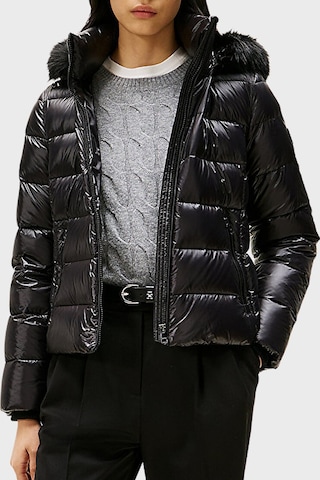 Tommy Hilfiger Ww0ww47354 Gloss Hw Down Slim Kadın Mont Siyah
