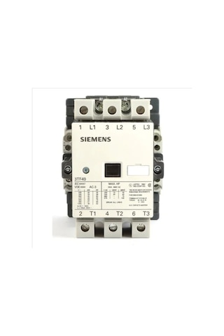 Siemens 3TF49 22-0AP0 45Kw 220Vac Kontaktör Siemens 3TF49 22-0AP0 45Kw 220Vac Kontaktör