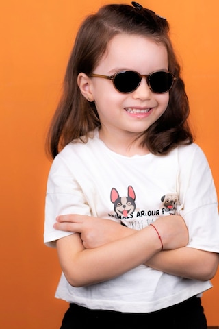 Yeni Unisex 0-2 Yaş Polarize Kahverengi Çocuk Güneş Gözlüğü Kahverengi