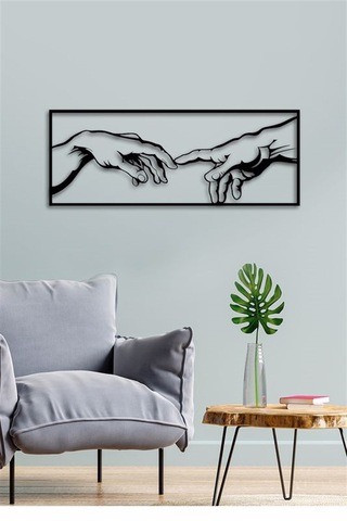 Creation of Adam - Metal Tablo