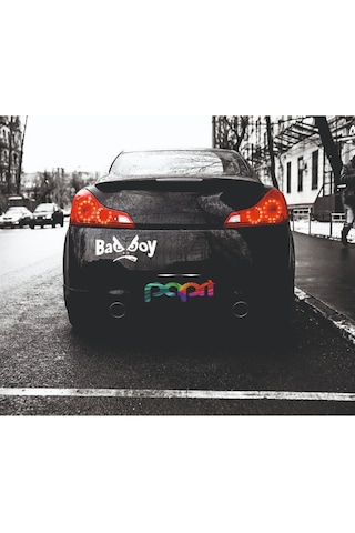 Badboy Yazılı Ilginç Yapıştırma Etiket Sticker